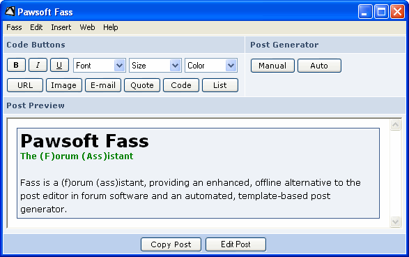 Main window - preview mode